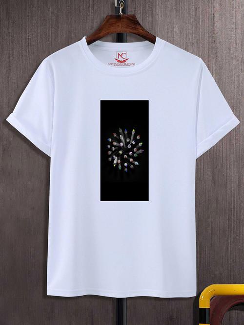 unisex graphic printed round neck tshirt - 20769965 -  Standard Image - 0