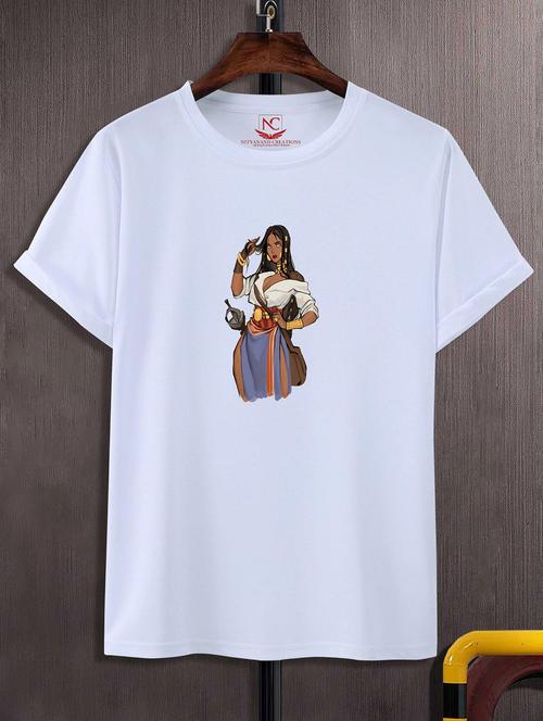 unisex graphic printed round neck tshirt - 20769974 -  Standard Image - 0