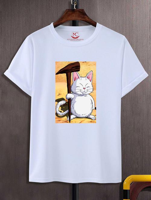unisex graphic printed round neck tshirt - 20769975 -  Standard Image - 0