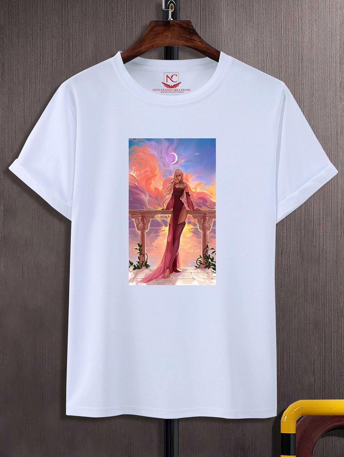 unisex graphic printed round neck tshirt - 20769977 - Zoom Image - 0
