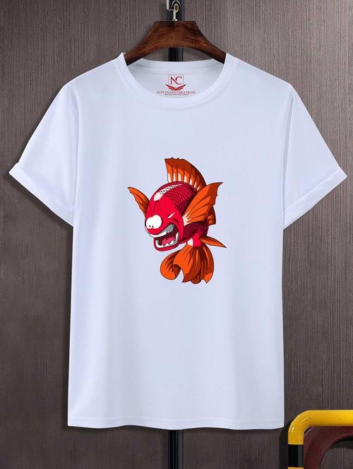 unisex graphic printed round neck tshirt - 20769978 - Standard Image - 0