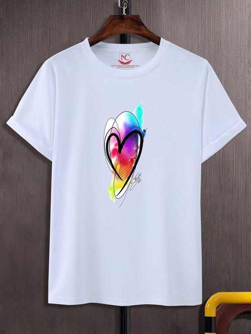unisex graphic printed round neck tshirt - 20769980 - Standard Image - 0