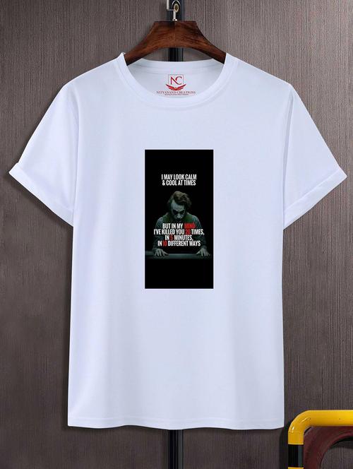 unisex graphic printed round neck tshirt - 20770028 - Standard Image - 0