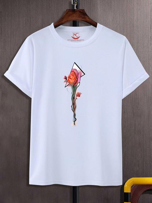 unisex graphic printed round neck tshirt - 20770033 - Standard Image - 0