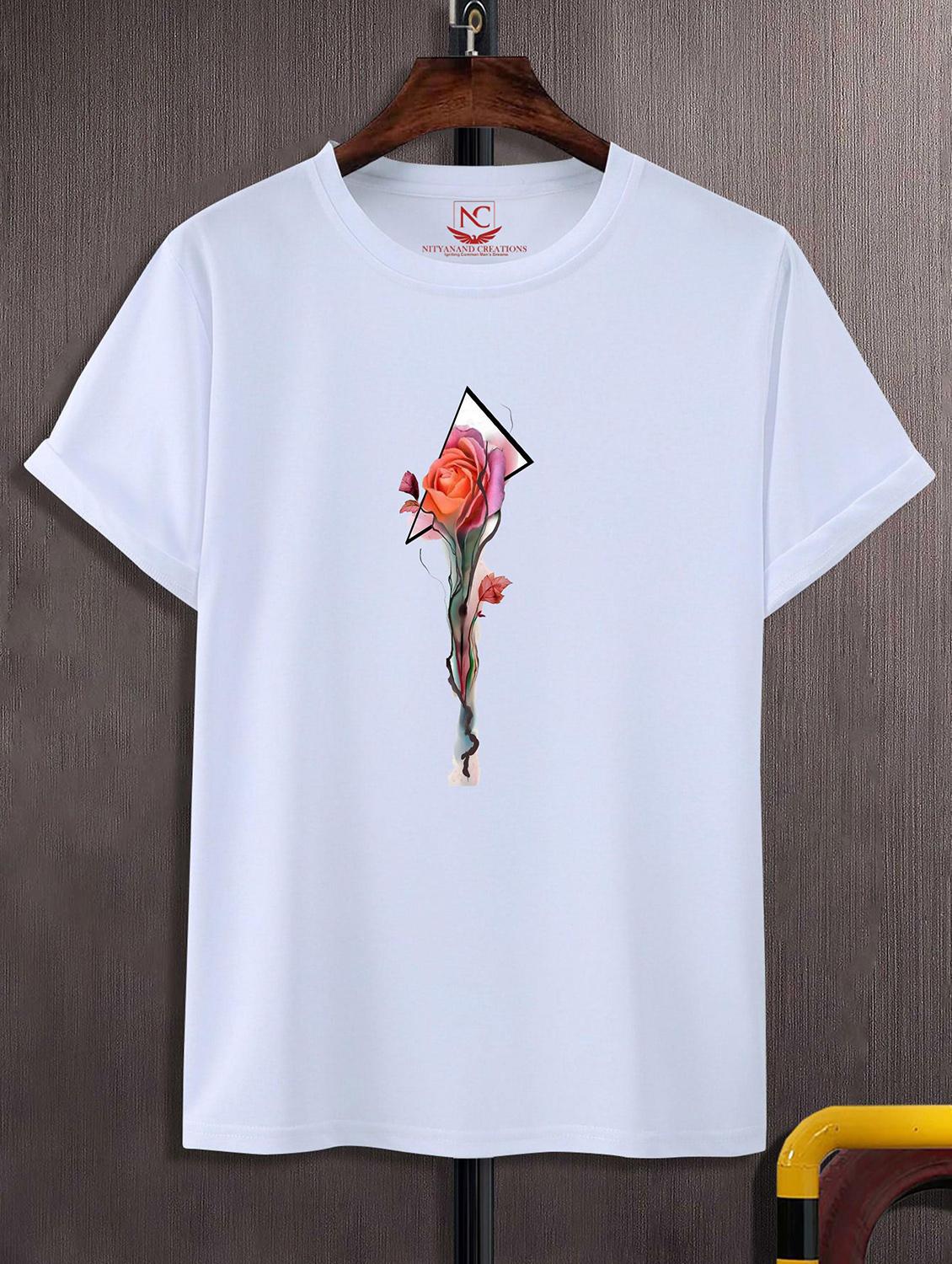 unisex graphic printed round neck tshirt - 20770033 - Zoom Image - 0