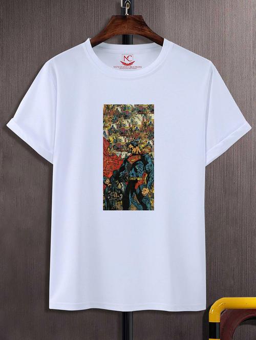 unisex graphic printed round neck tshirt - 20770035 - Standard Image - 0