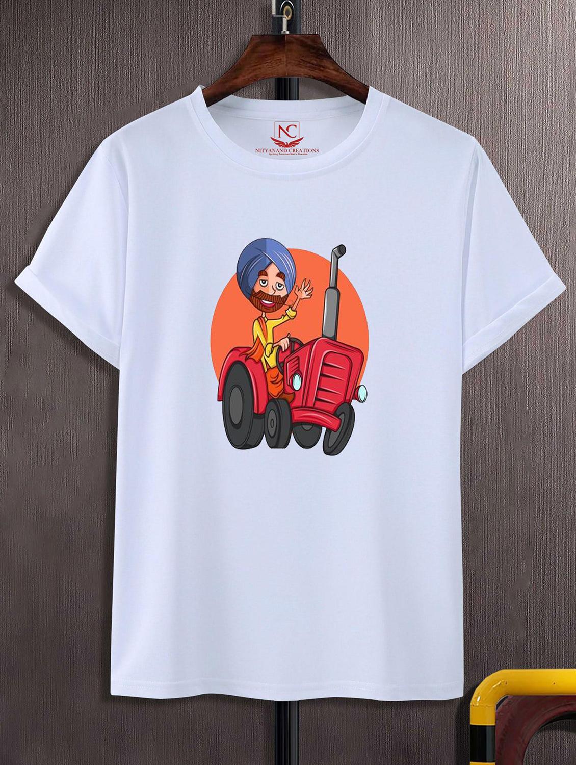 unisex graphic printed round neck tshirt - 20770045 - Zoom Image - 0