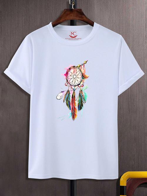 unisex graphic printed round neck tshirt - 20770047 -  Standard Image - 0