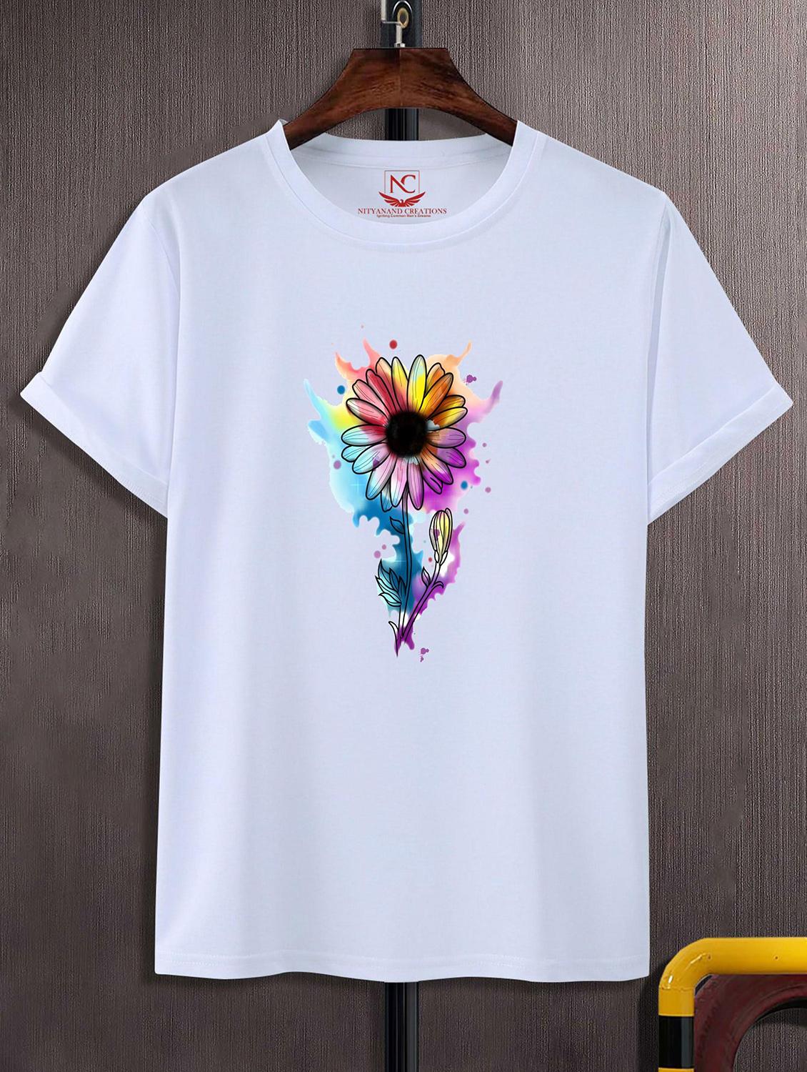 unisex graphic printed round neck tshirt - 20770065 - Zoom Image - 0