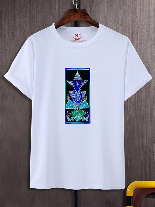 unisex graphic printed round neck tshirt - 20770068 - Standard Image - 0