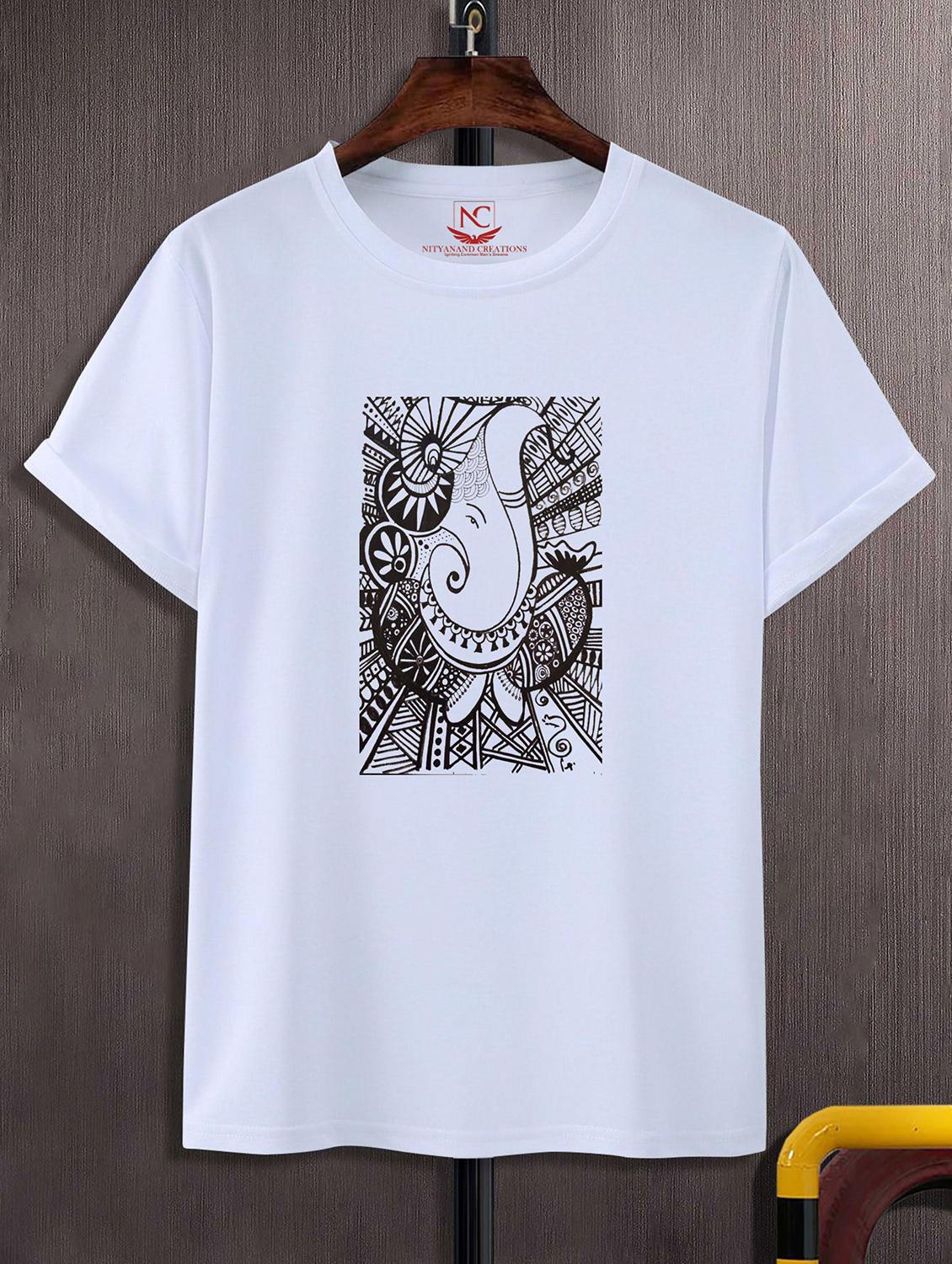 unisex graphic printed round neck tshirt - 20770072 -  Zoom Image - 0