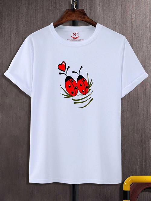 unisex graphic printed round neck tshirt - 20770073 - Standard Image - 0