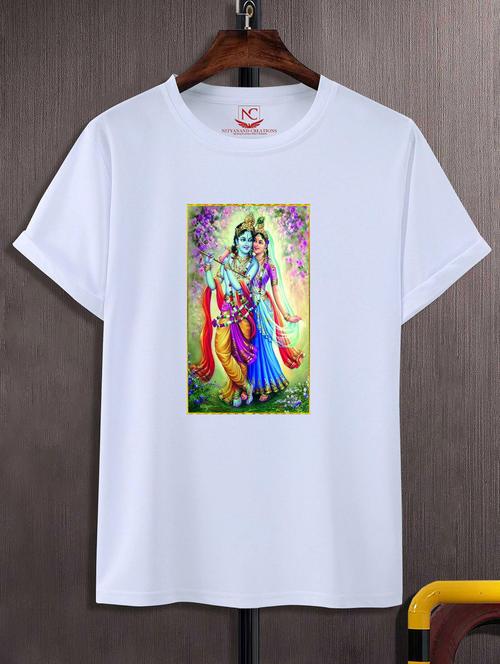 unisex graphic printed round neck tshirt - 20770074 - Standard Image - 0