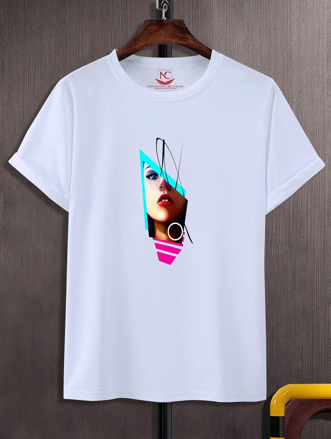 unisex graphic printed round neck tshirt - 20770077 - Zoom Image - 0