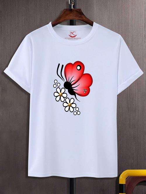unisex graphic printed round neck tshirt - 20770109 - Standard Image - 0