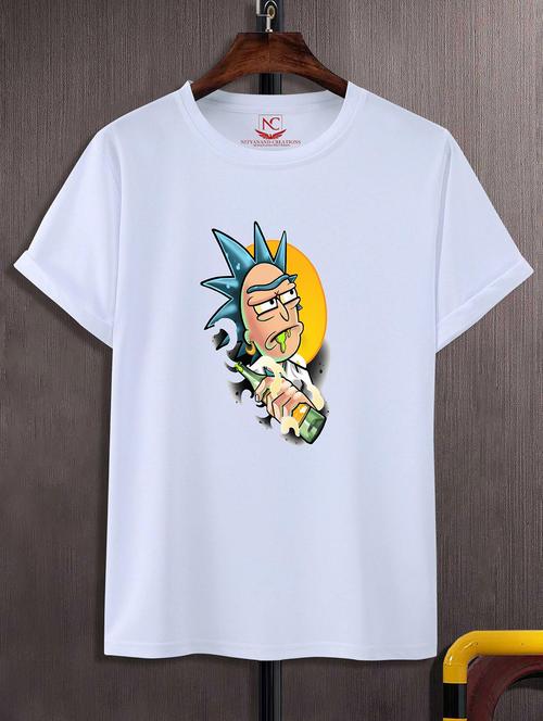 unisex graphic printed round neck tshirt - 20770110 - Standard Image - 0