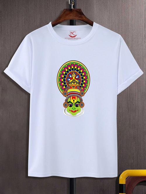 unisex graphic printed round neck tshirt - 20770115 - Standard Image - 0