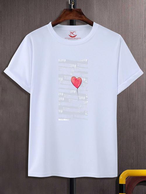 unisex graphic printed round neck tshirt - 20770119 - Standard Image - 0