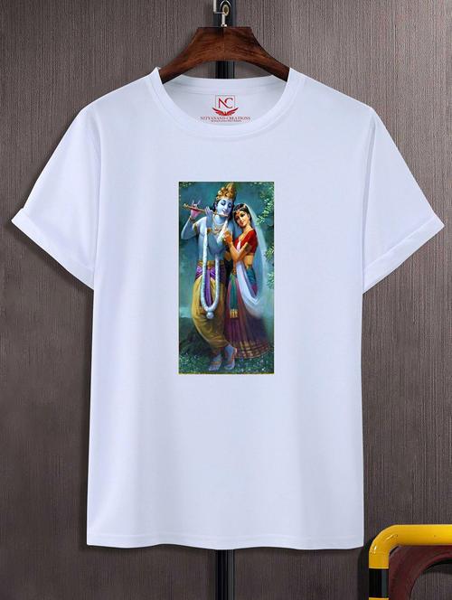 unisex graphic printed round neck tshirt - 20770129 -  Standard Image - 0