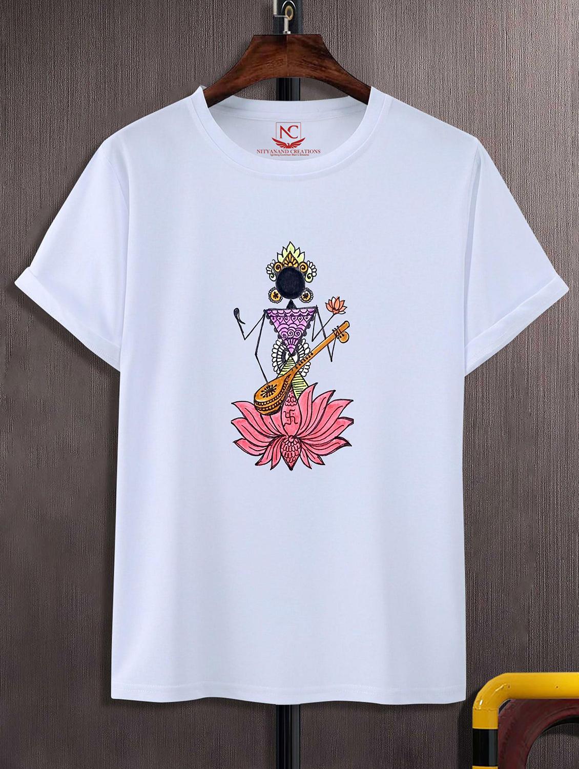 unisex graphic printed round neck tshirt - 20770130 -  Zoom Image - 0