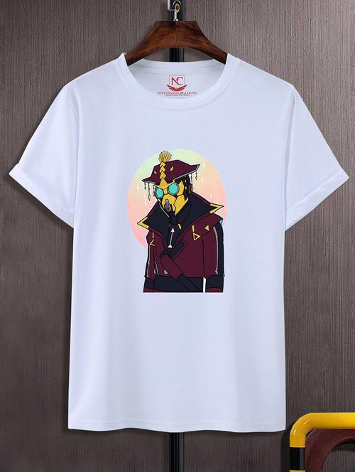 unisex graphic printed round neck tshirt - 20770176 - Standard Image - 0