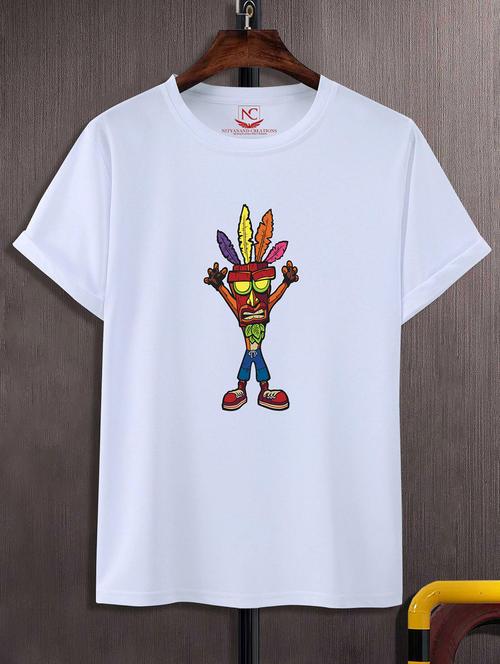 unisex graphic printed round neck tshirt - 20770177 - Standard Image - 0