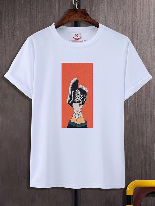 unisex graphic printed round neck tshirt - 20770193 -  Standard Image - 0