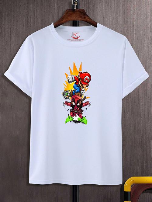 unisex graphic printed round neck tshirt - 20770201 - Standard Image - 0
