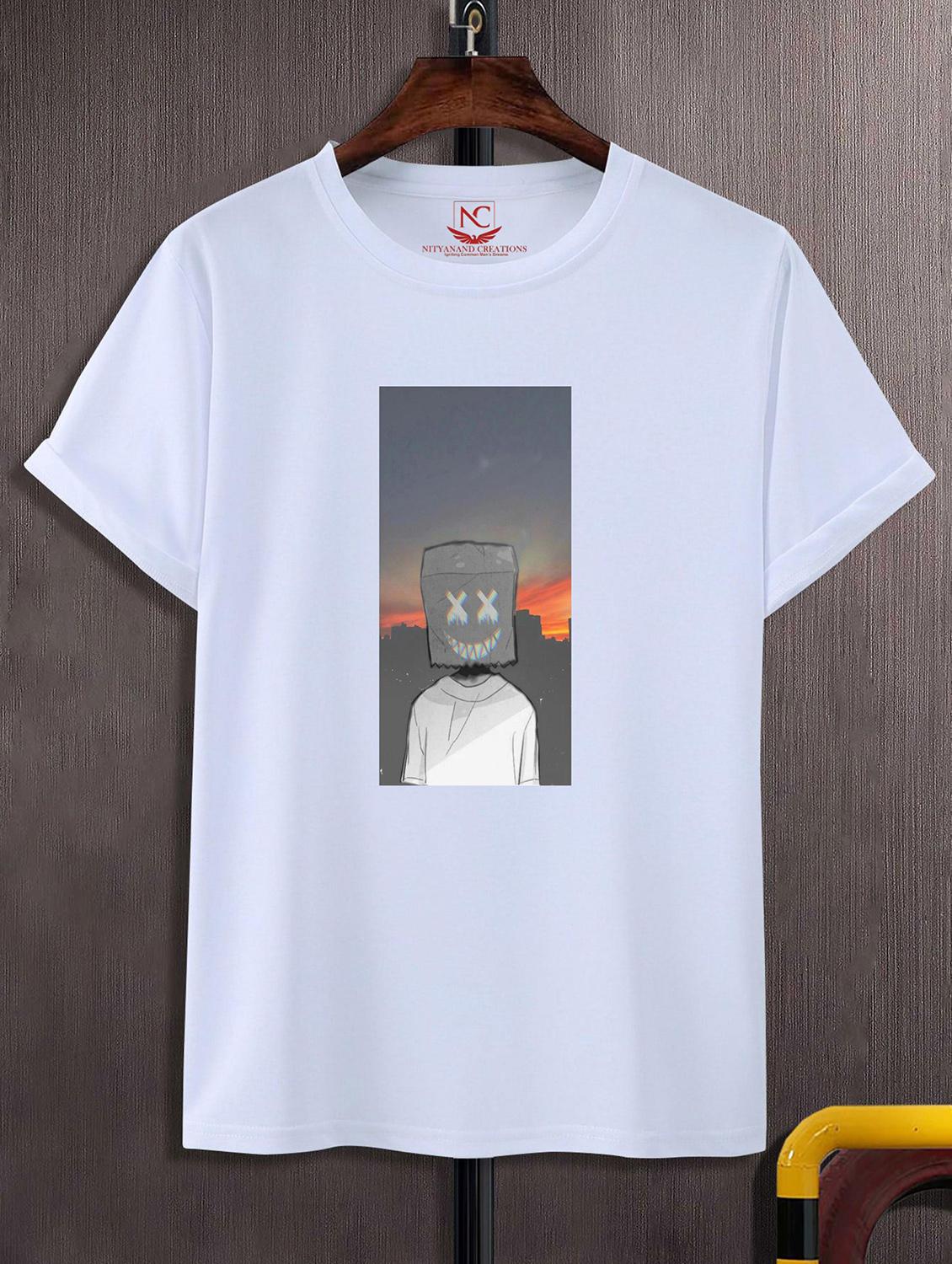 unisex graphic printed round neck tshirt - 20770202 -  Zoom Image - 0