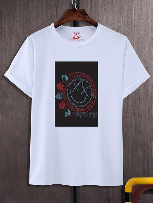 unisex graphic printed round neck tshirt - 20770211 - Standard Image - 0