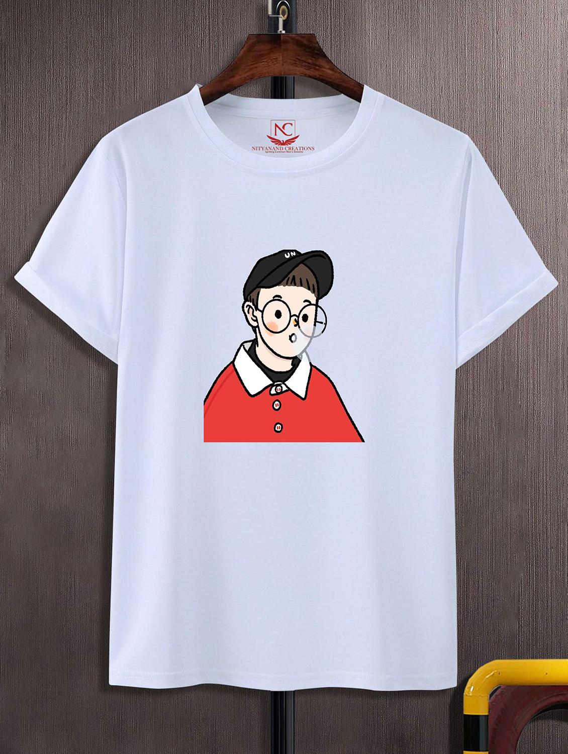 unisex graphic printed round neck tshirt - 20770234 -  Zoom Image - 0