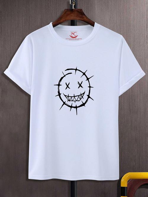 unisex graphic printed round neck tshirt - 20770239 - Standard Image - 0