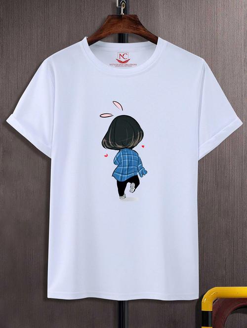 unisex graphic printed round neck tshirt - 20770243 -  Standard Image - 0