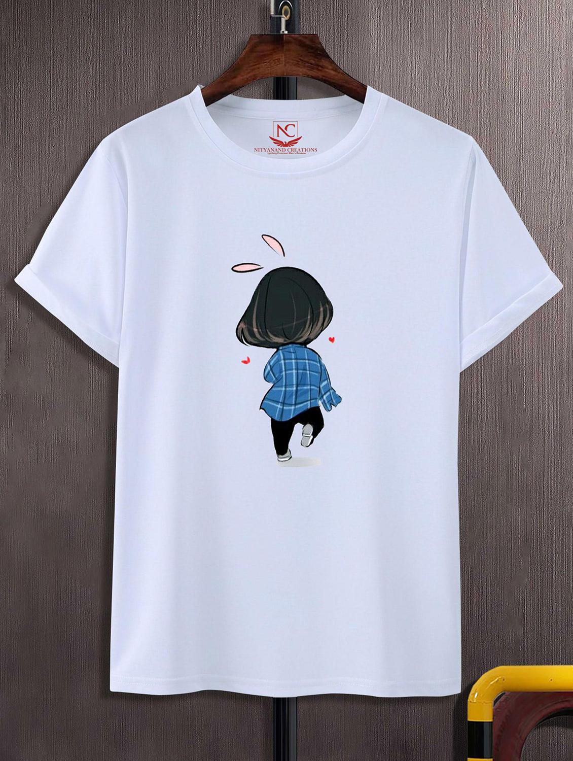unisex graphic printed round neck tshirt - 20770243 -  Zoom Image - 0