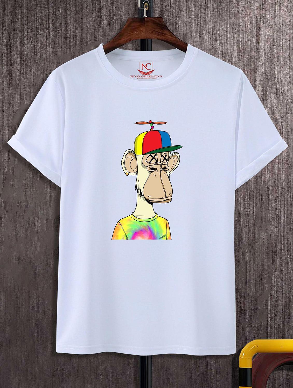 unisex graphic printed round neck tshirt - 20770245 -  Zoom Image - 0