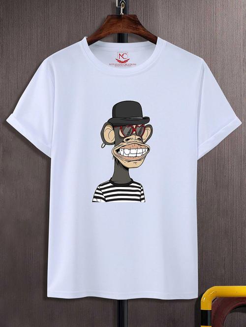 unisex graphic printed round neck tshirt - 20770254 - Standard Image - 0