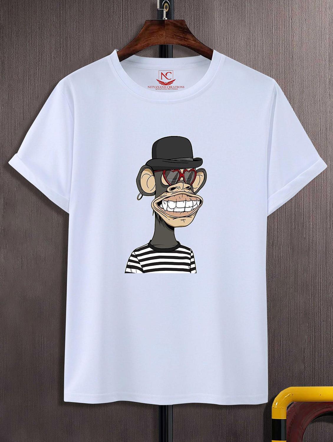 unisex graphic printed round neck tshirt - 20770254 - Zoom Image - 0