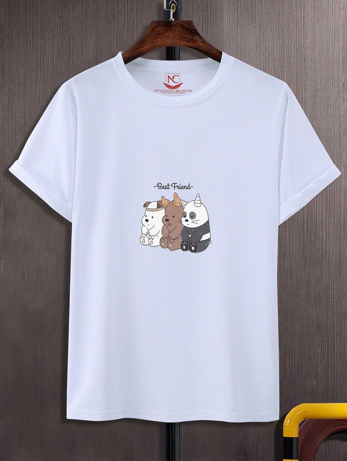 unisex graphic printed round neck tshirt - 20770265 - Zoom Image - 0