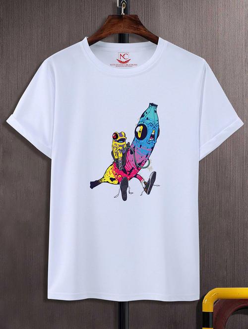 unisex graphic printed round neck tshirt - 20770266 - Standard Image - 0