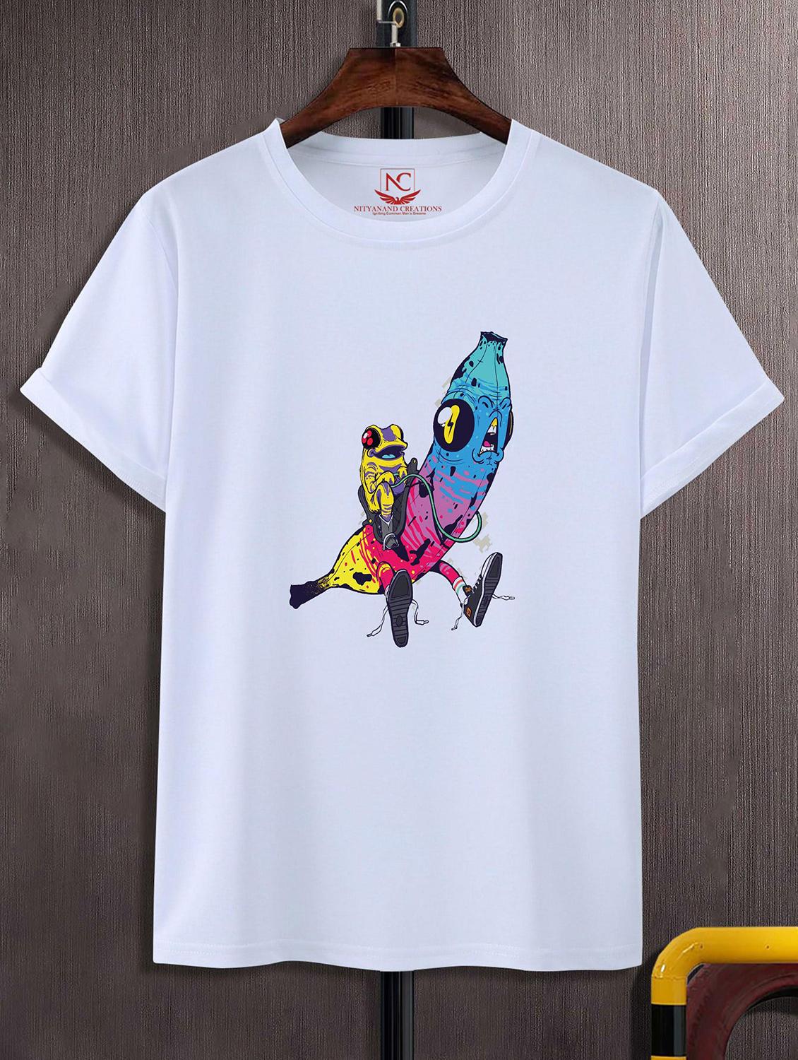 unisex graphic printed round neck tshirt - 20770266 - Zoom Image - 0