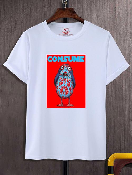 unisex graphic printed round neck tshirt - 20770269 -  Standard Image - 0