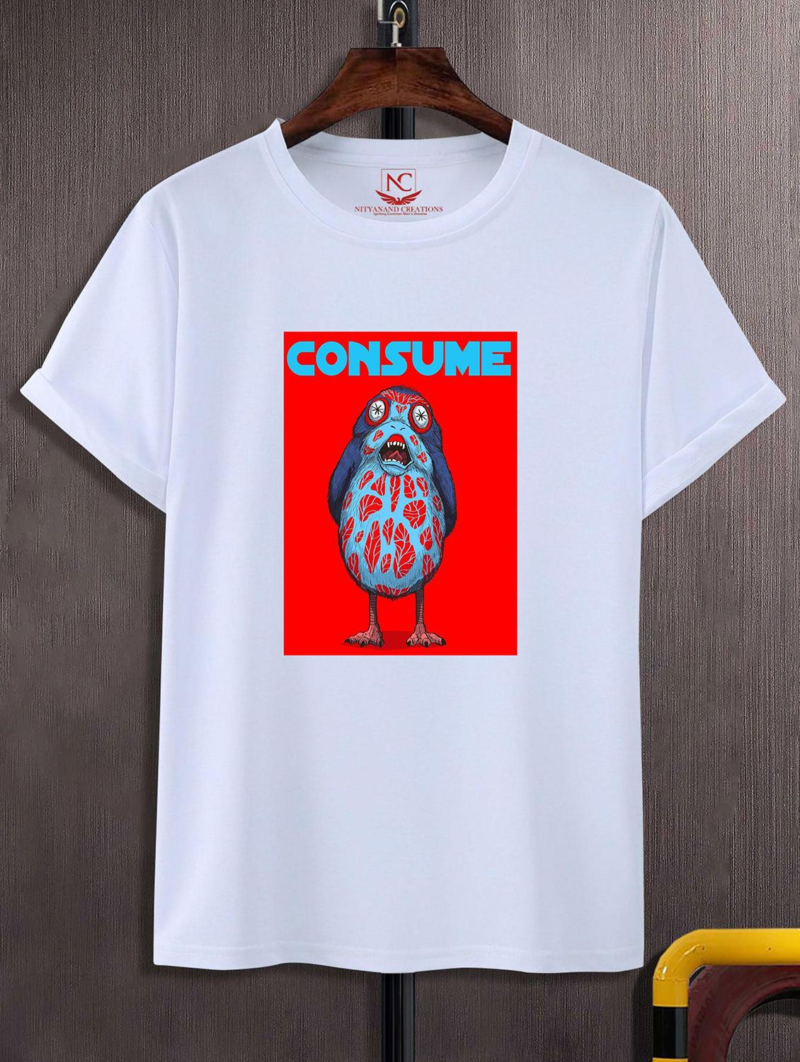 unisex graphic printed round neck tshirt - 20770269 -  Zoom Image - 0