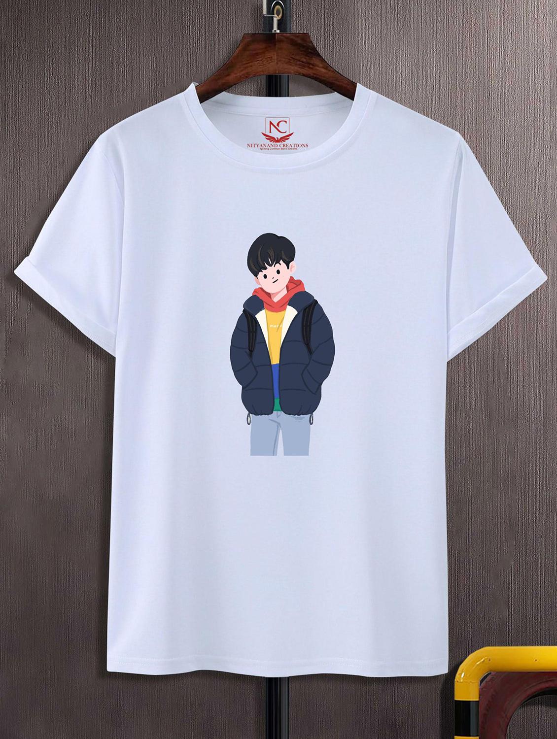 unisex graphic printed round neck tshirt - 20770271 -  Zoom Image - 0