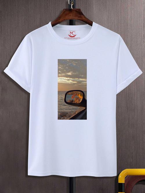 unisex graphic printed round neck tshirt - 20770280 -  Standard Image - 0