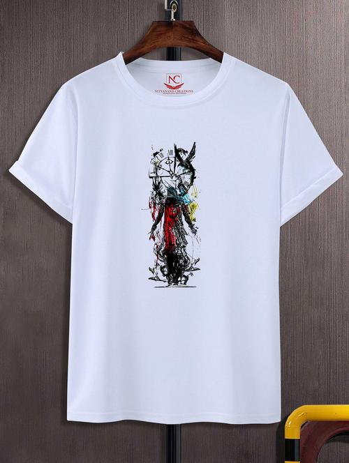 unisex graphic printed round neck tshirt - 20770358 - Standard Image - 0