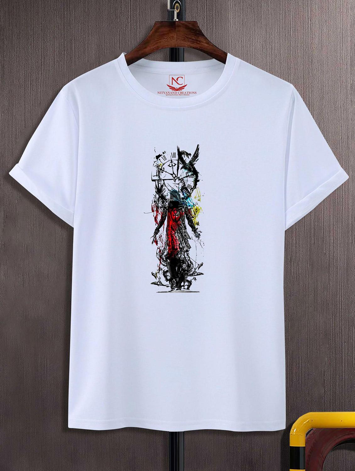 unisex graphic printed round neck tshirt - 20770358 - Zoom Image - 0