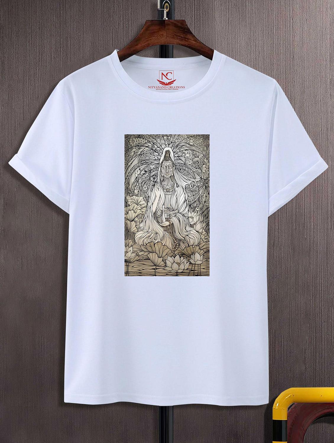 unisex graphic printed round neck tshirt - 20770361 - Zoom Image - 0