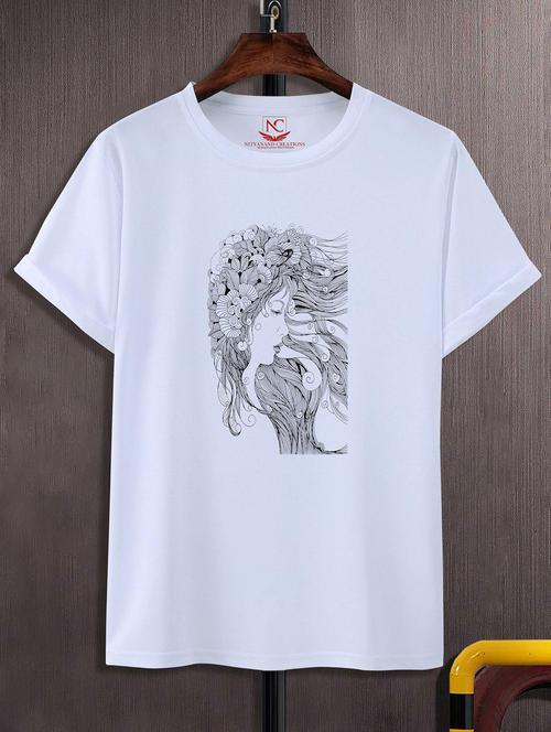 unisex graphic printed round neck tshirt - 20770362 - Standard Image - 0