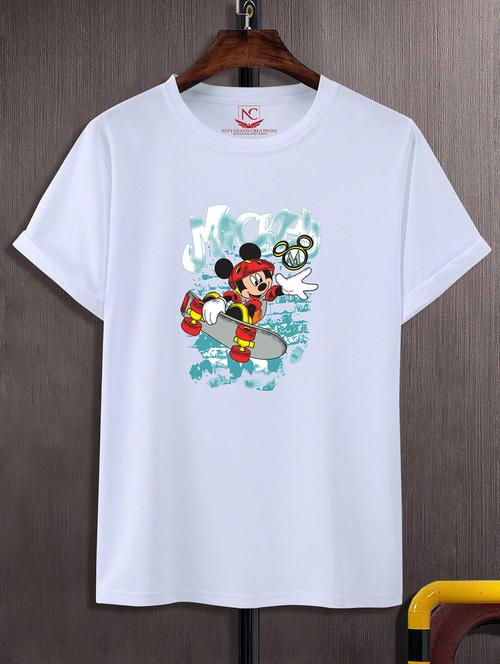 unisex graphic printed round neck tshirt - 20770395 -  Standard Image - 0