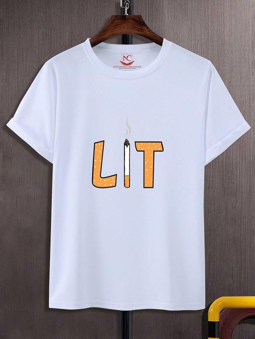 unisex graphic printed round neck tshirt - 20770409 - Standard Image - 0